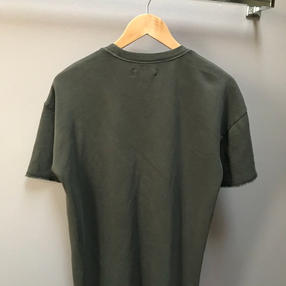 PacSun LA Green Shirt Frayed - Picture 2 of 8